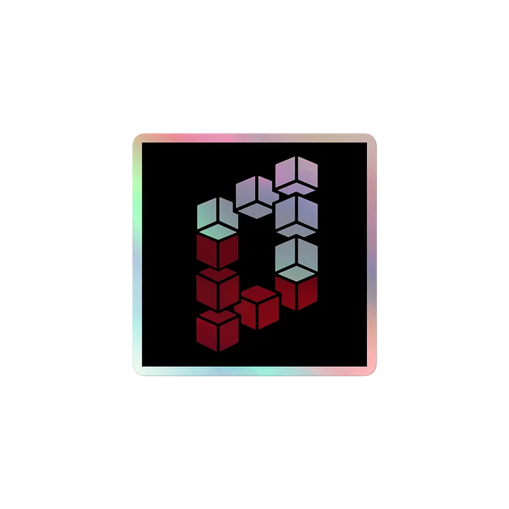 Reactokey Logo Holographic Sticker #1 product image (1)