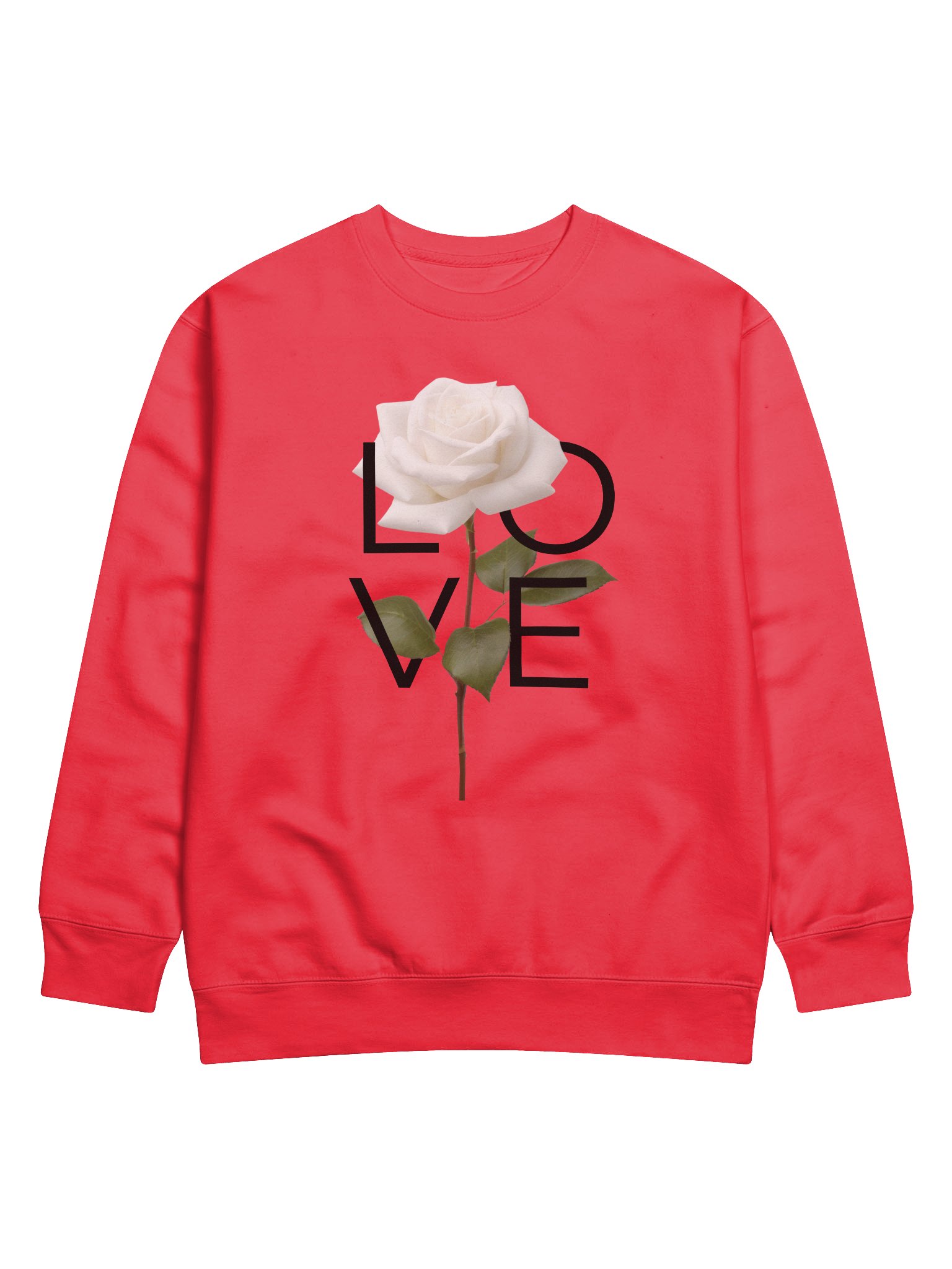 LOVE Rose Sweatshirt – Timeless Comfort Meets Elegant Design product image (1)