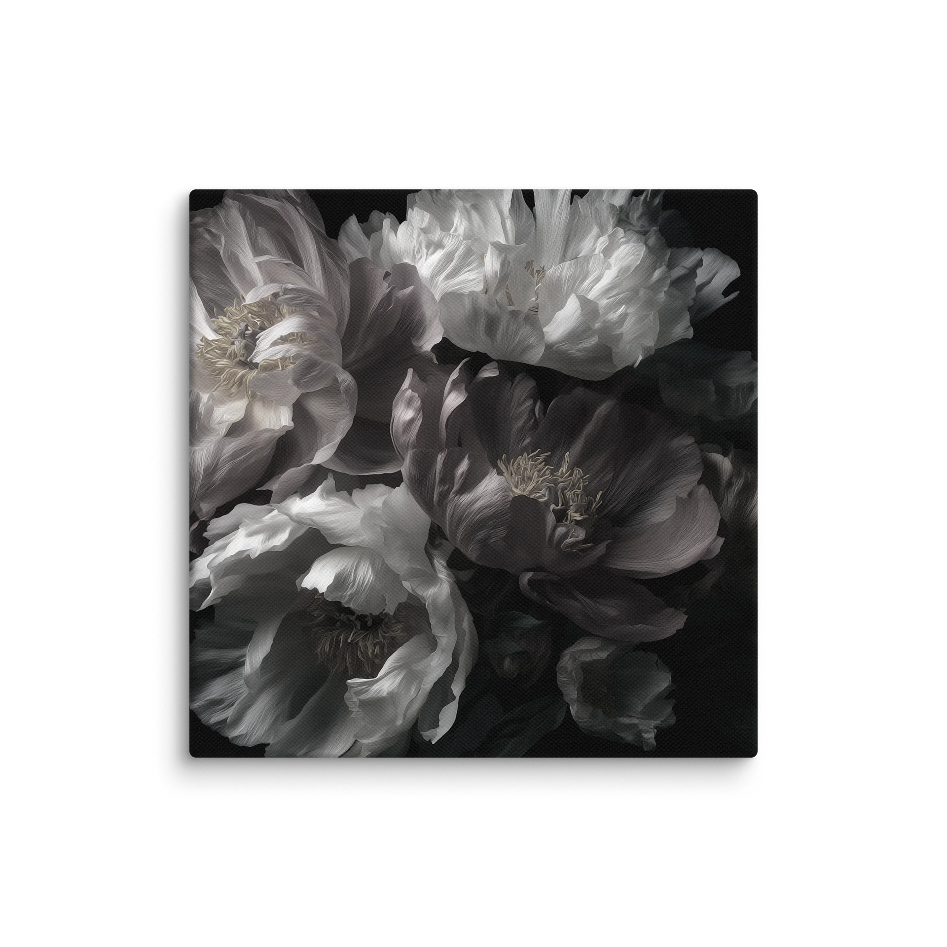 Carbon Bloom I — Pale Noise Canvas product image (1)
