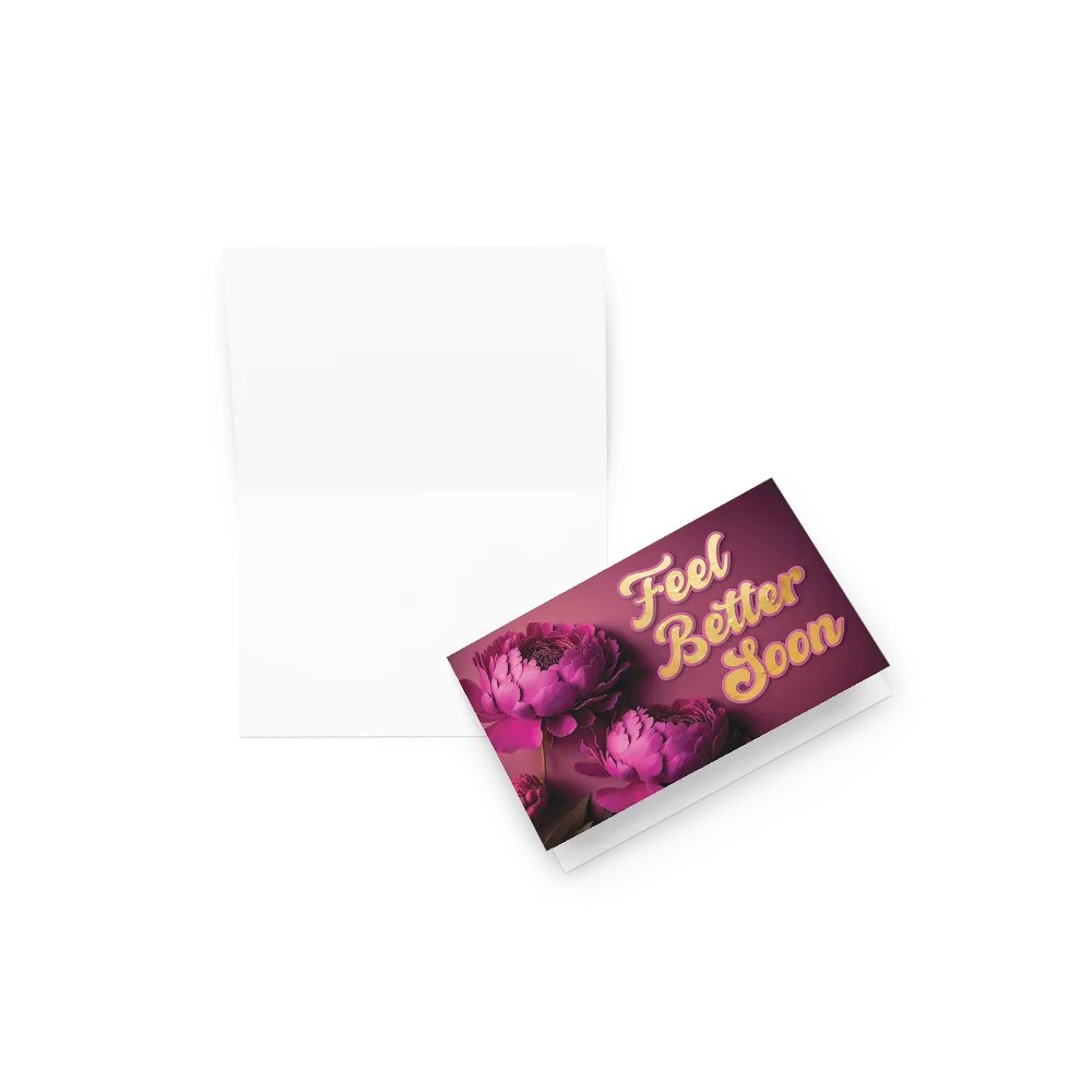 Feel Better Soon Peonies Card product image (8)