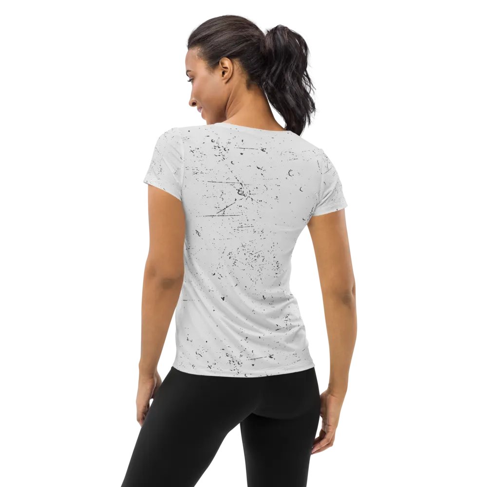 Customizable Distressed Texture Women's Sports Tee product image (2)