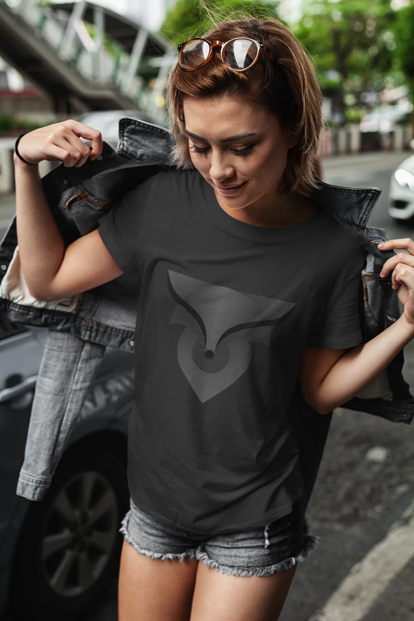 foXnoMad Logo Vintage Tee (Matte Black) product image (8)
