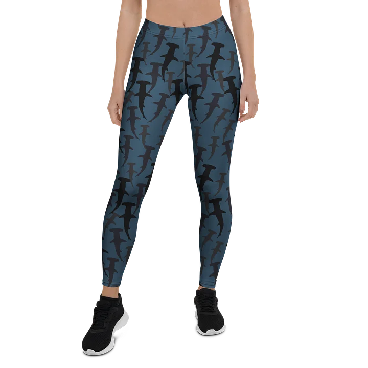 Schooling Hammerhead Sharks - Leggings - Dark Ocean product image (1)