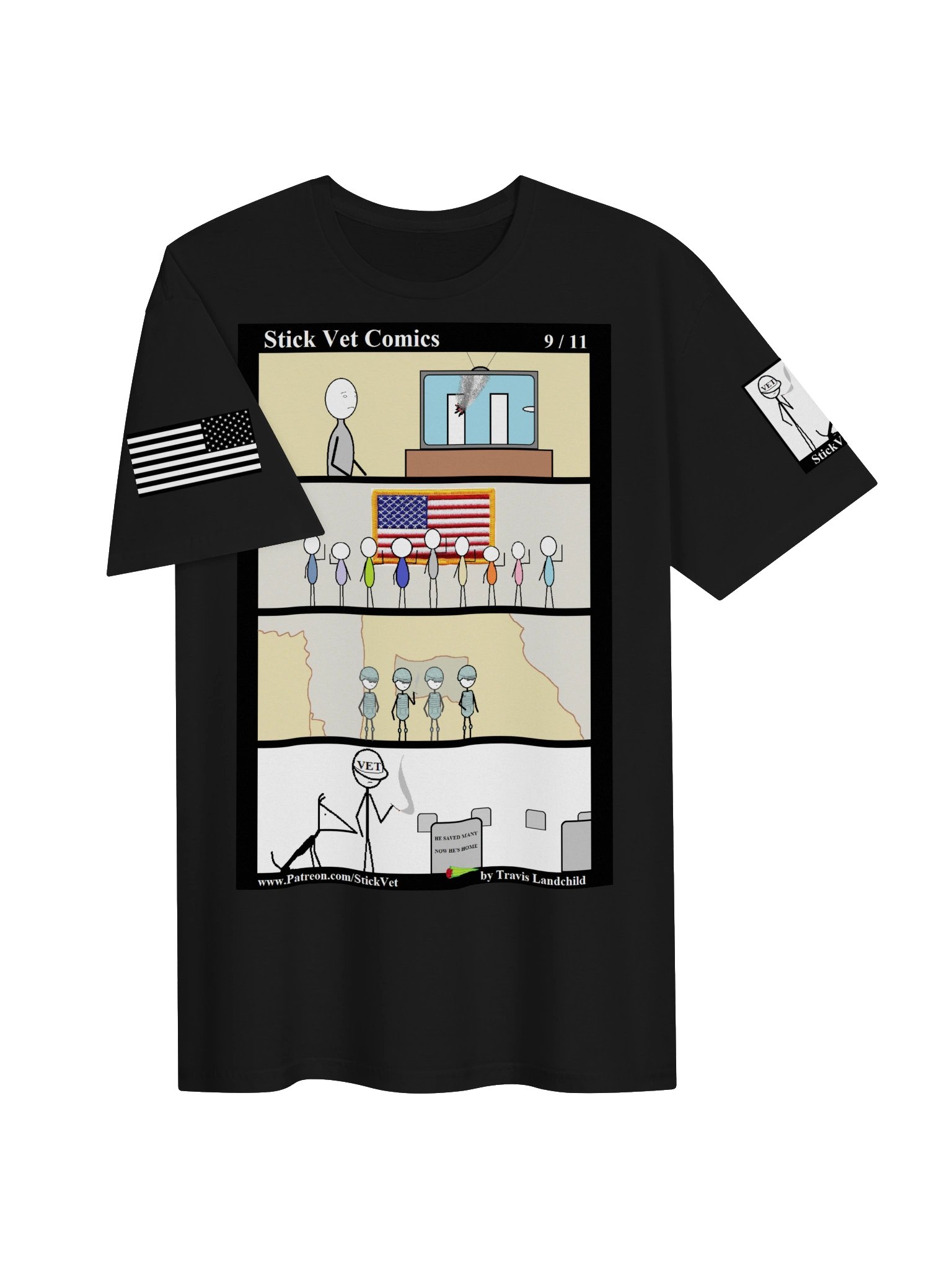 9/11 Comic Shirt product image (3)