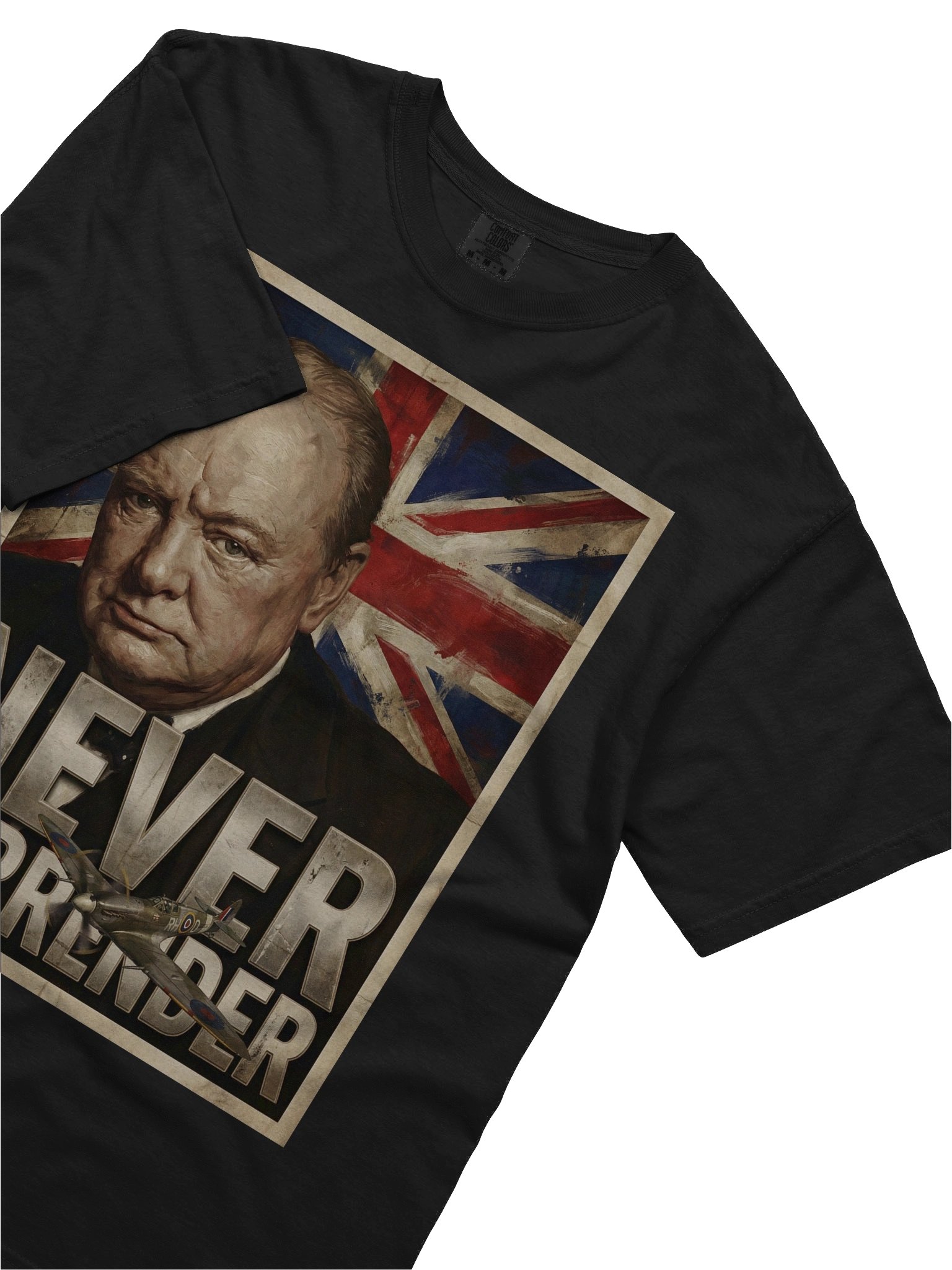 Never Surrender Winston Churchill T-Shirt product image (40)