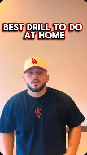 Best at home drill for bat path ! #trusttheprocess #mlb #baseball #fun