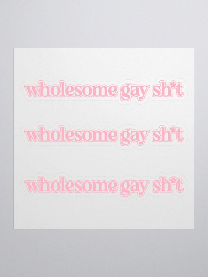 Wholesome Gay Stickers product image (1)