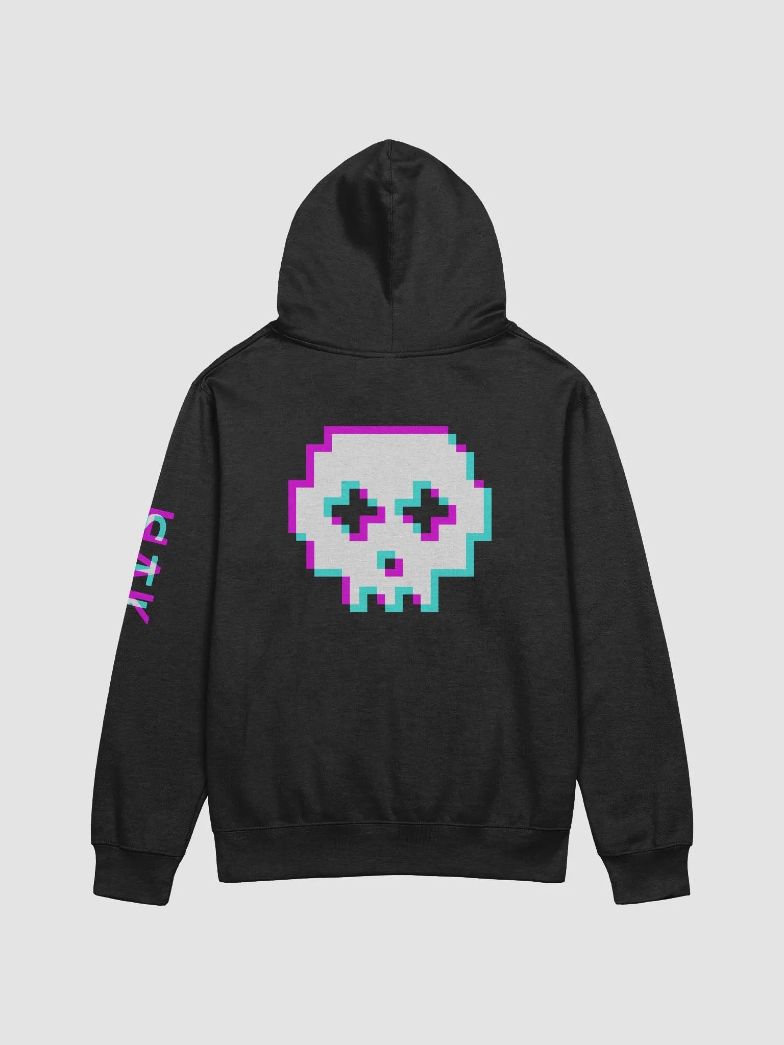 HakSTL Retro Skull Pullover Hoodie (Independent Trading Co.) product image (3)