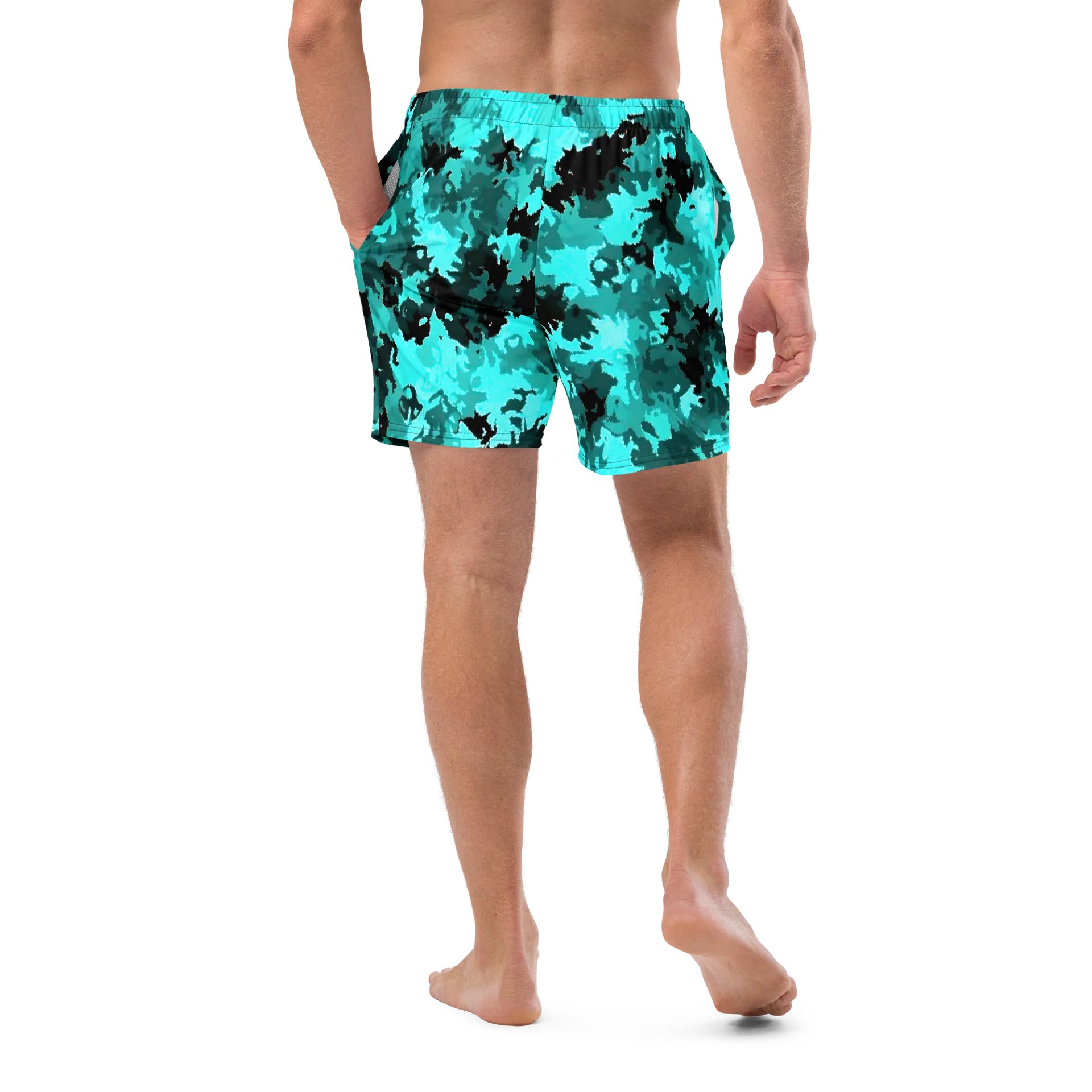 Oceanic Teal Swim Trunks product image (10)