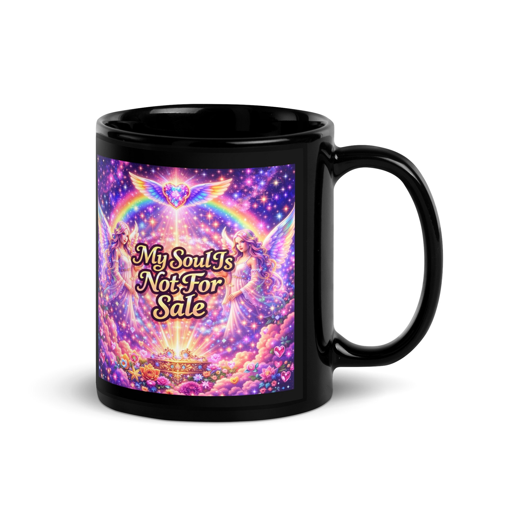 My Soul Is Not For Sale Statement -Black Mug product image (3)