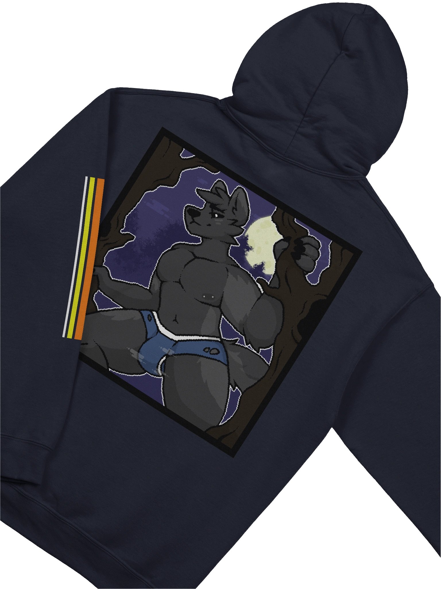 "On The Prowl" Pixel Print Hoodie product image (4)