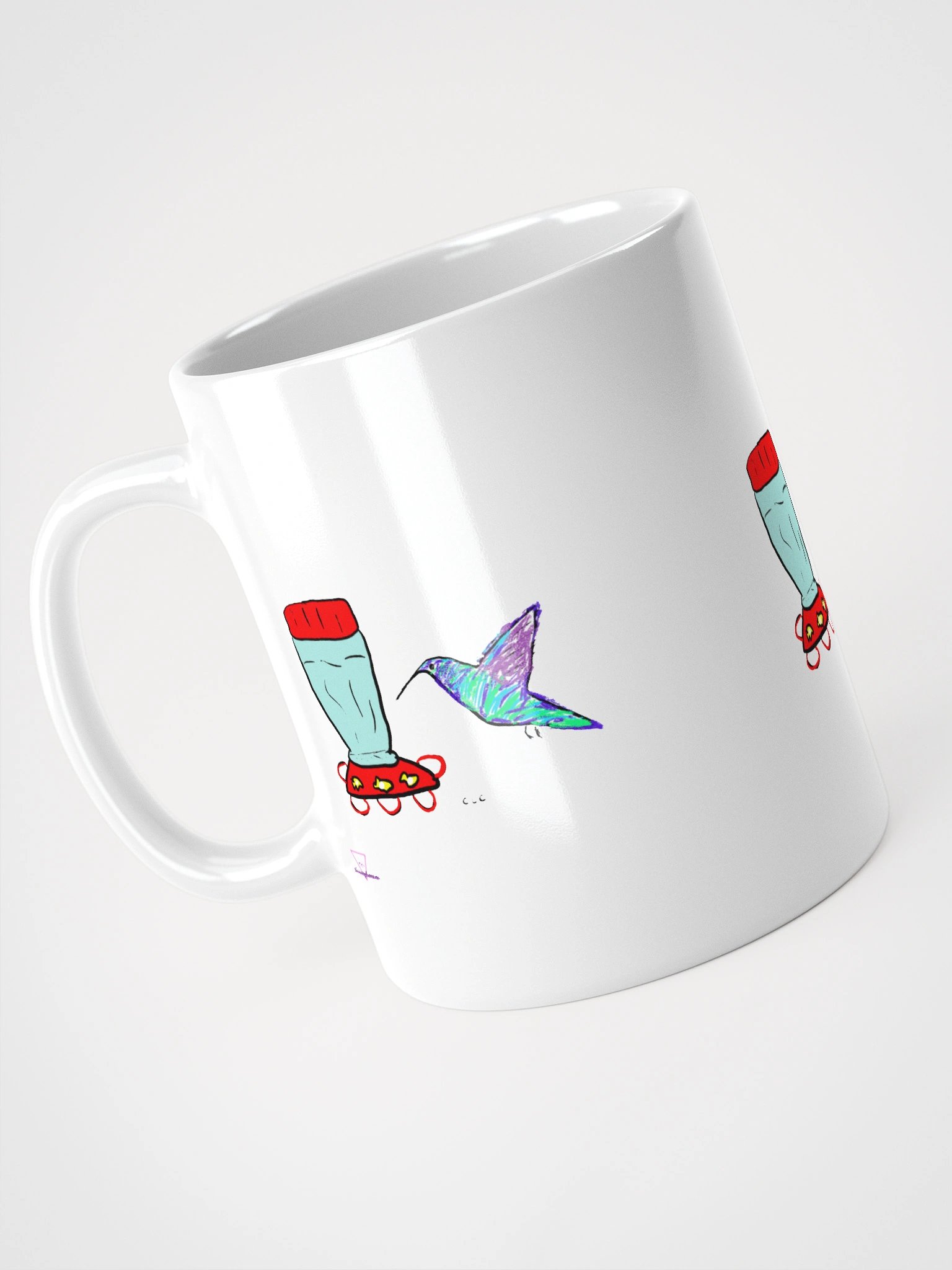 Hummingbird mug - White product image (11)