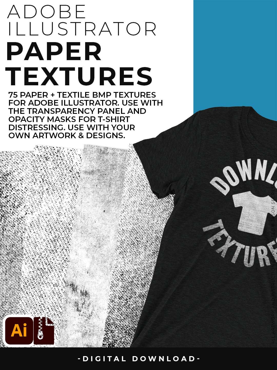 Paper Texture Pack for Adobe Illustrator product image (3)