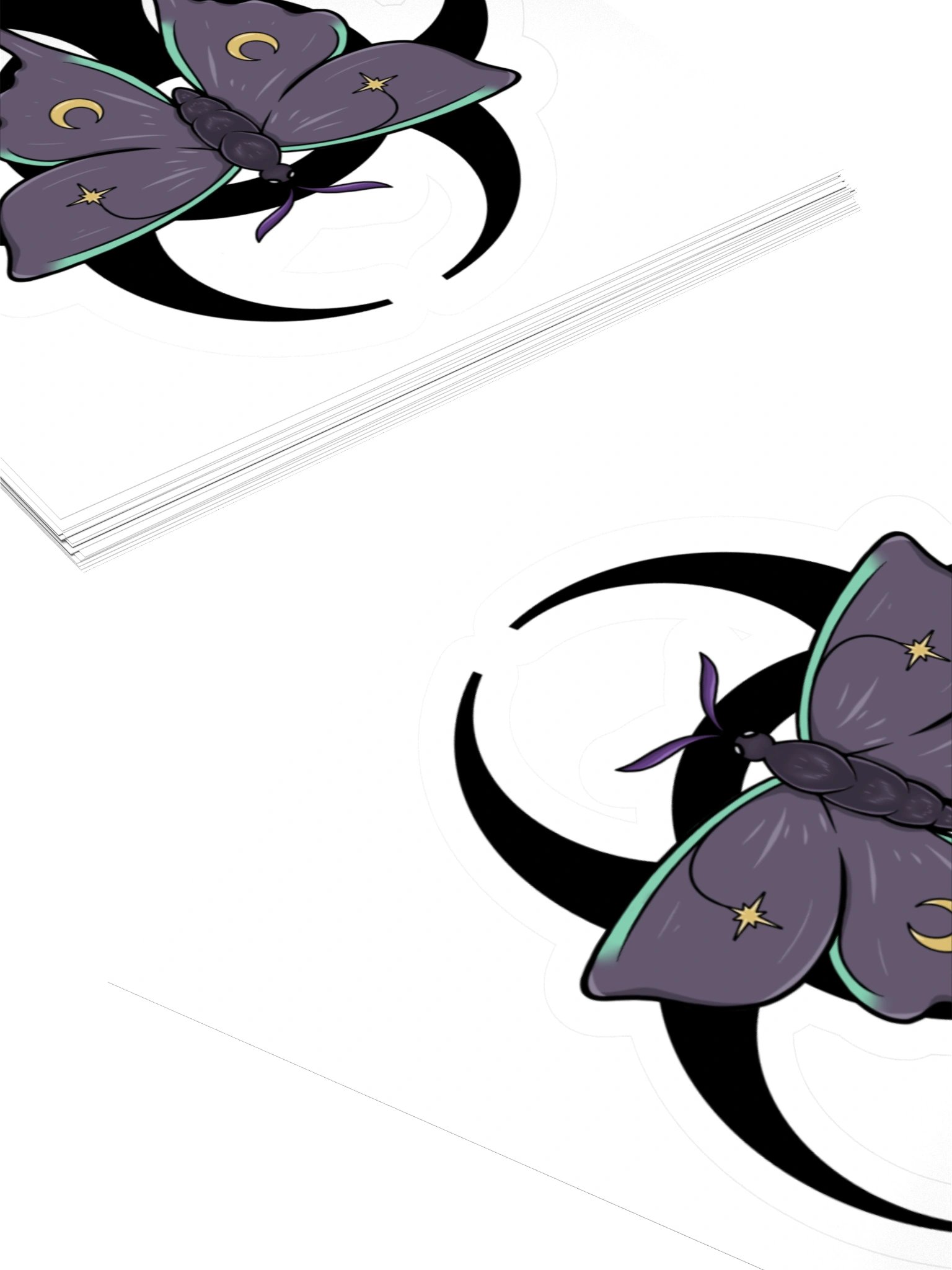 Hazard Moth Sticker product image (4)