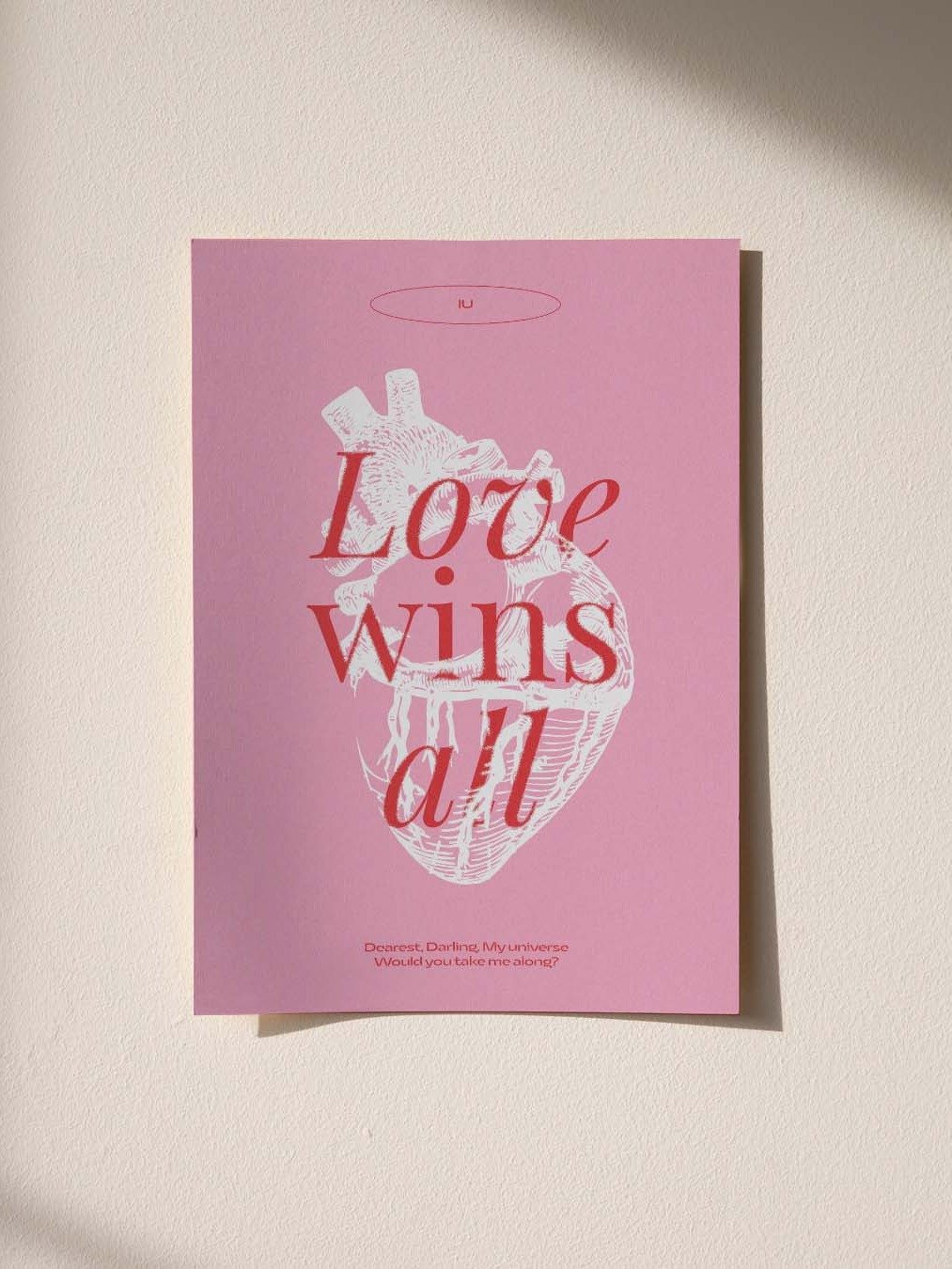 Love Wins All - IU KPOP Digital Printable Wall Art Poster (A1 SIZE) - Instant Download product image (2)