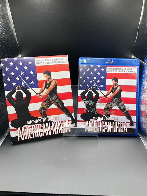 American Ninja Blu-ray – Signed by Director Sam Firstenberg with OOP Slipcover product image (1)