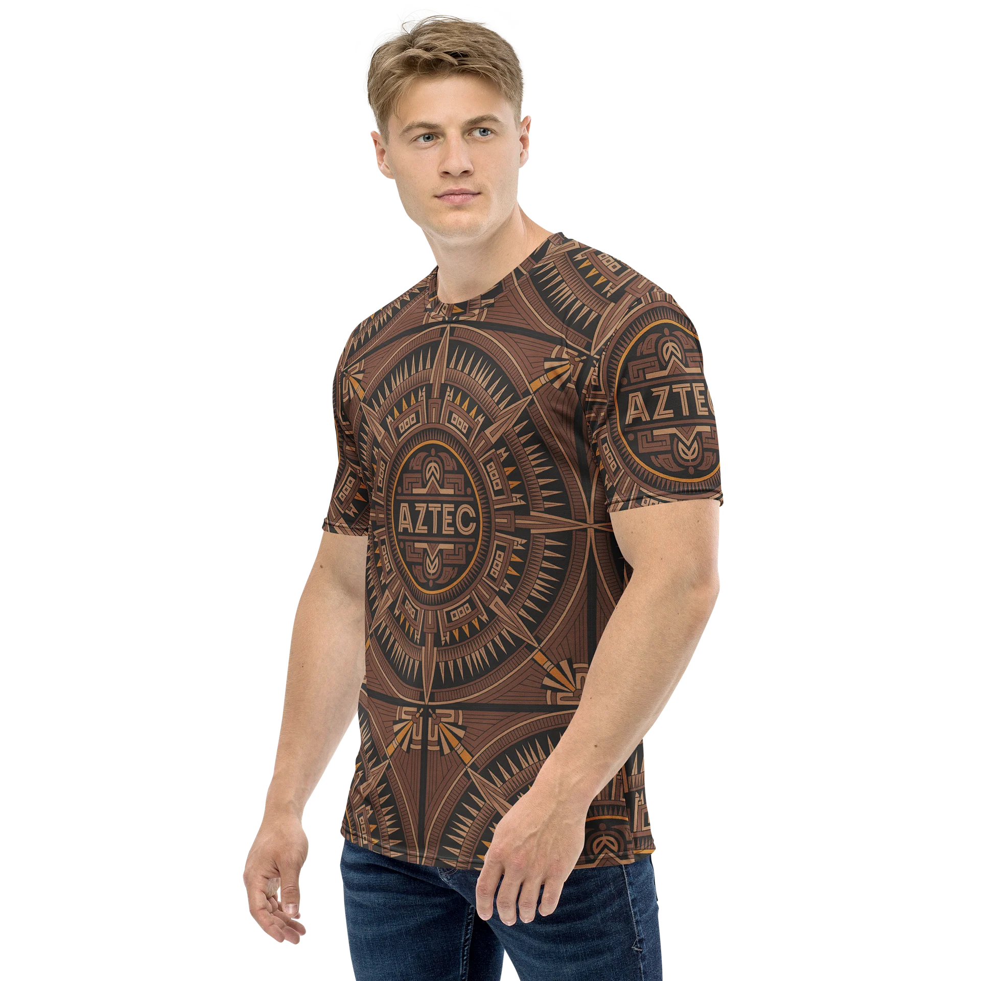 Aztec Sacred Geometry T-Shirt – Ancient Geometry 01 product image (7)