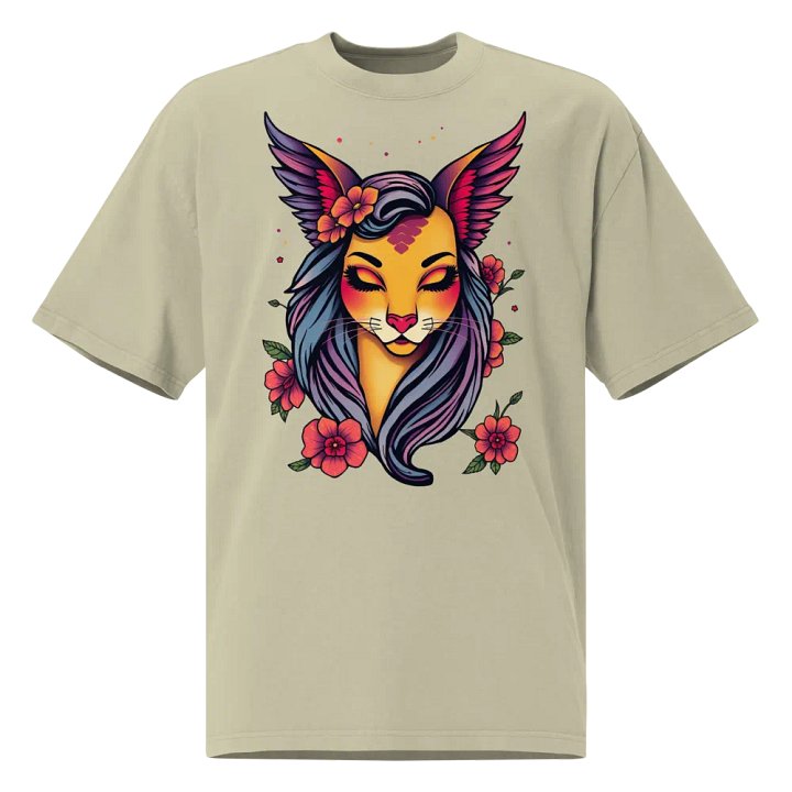 Feline Fantasy Oversized Tee product image (13)