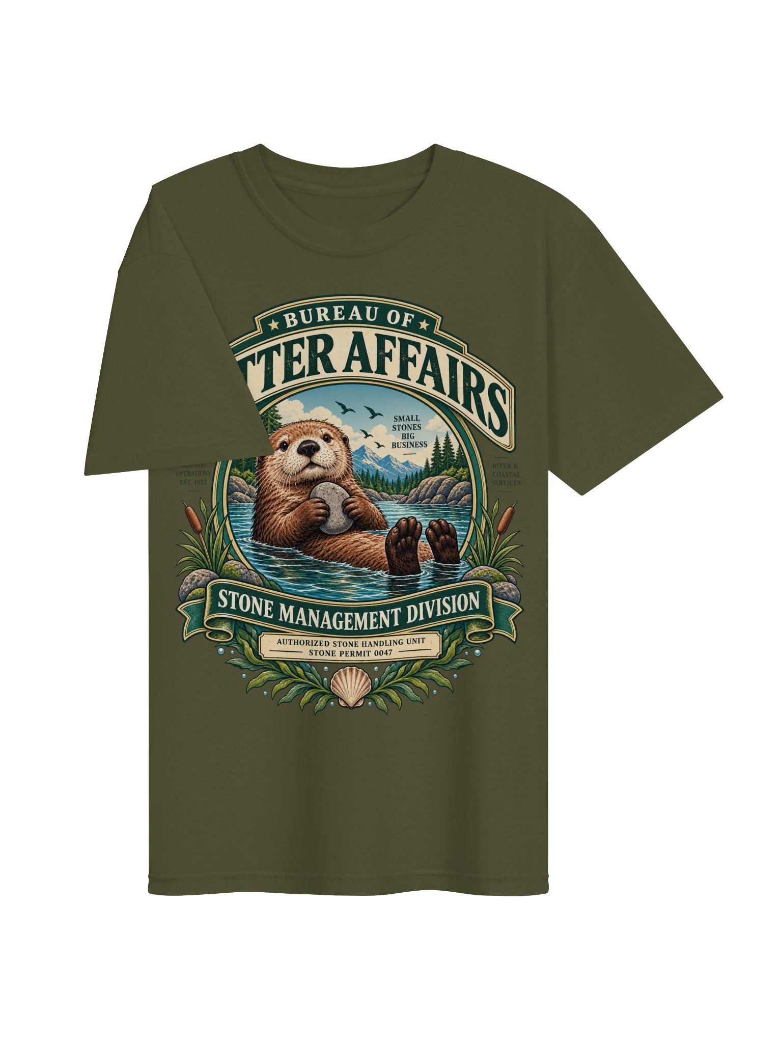 Bureau of Otter Affairs Heavyweight Tee product image (3)