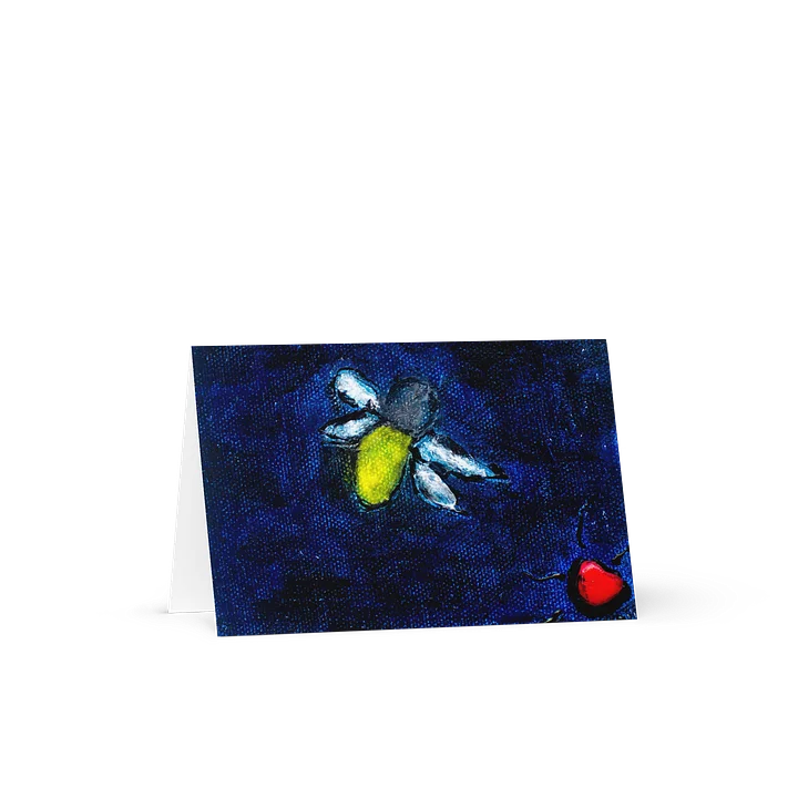 Still Glowing — Firefly Painting — Printed Greeting Card — Beyond The Thicket product image (1)