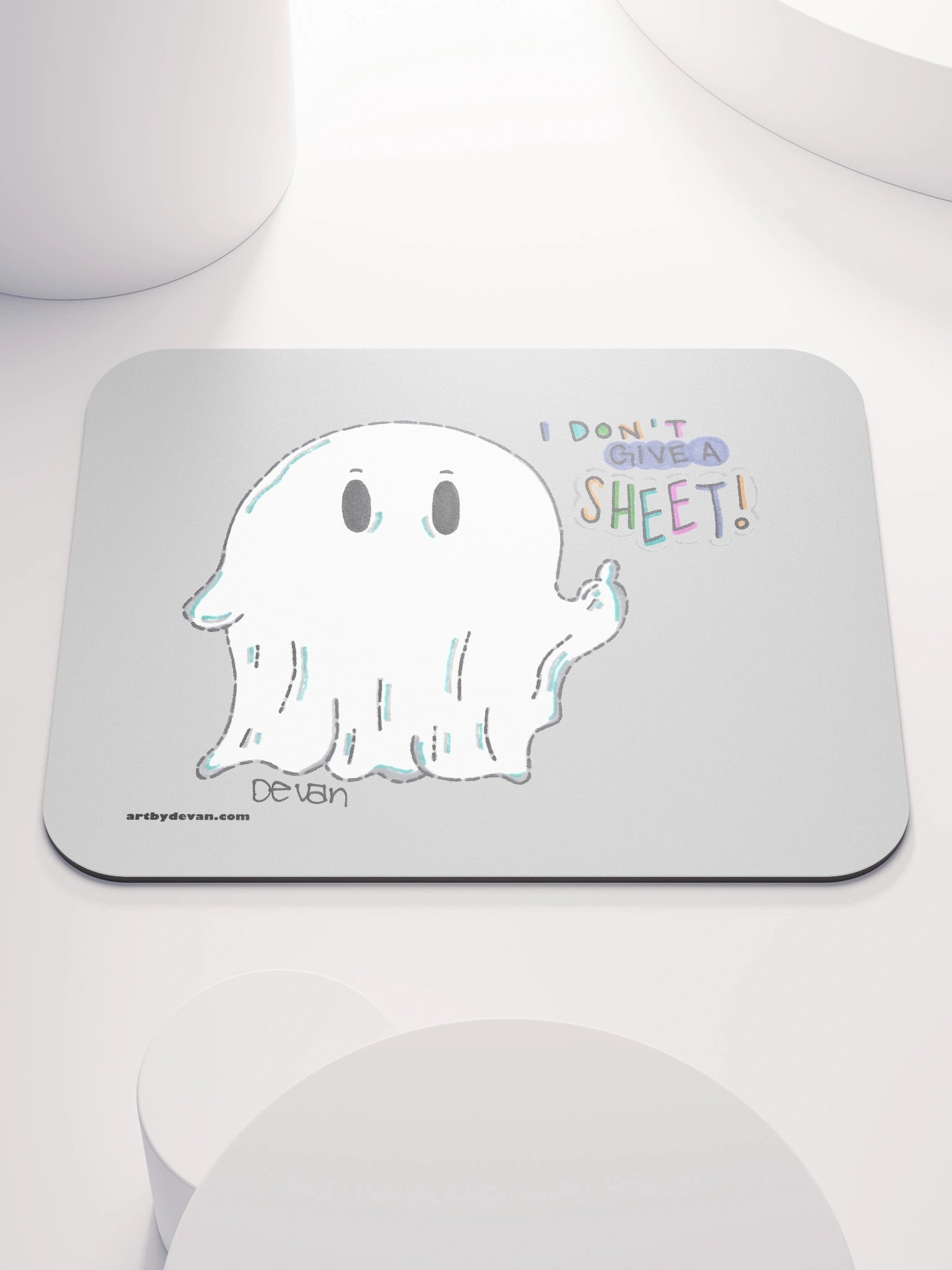 Ghost: Give No Sheets Mousepad product image (1)