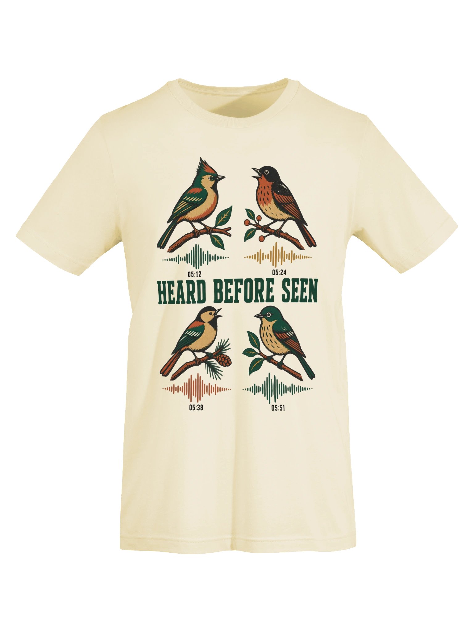 Dawn Chorus Roll Call — Birding by songs / backyard birds Graphic T-Shirt product image (25)