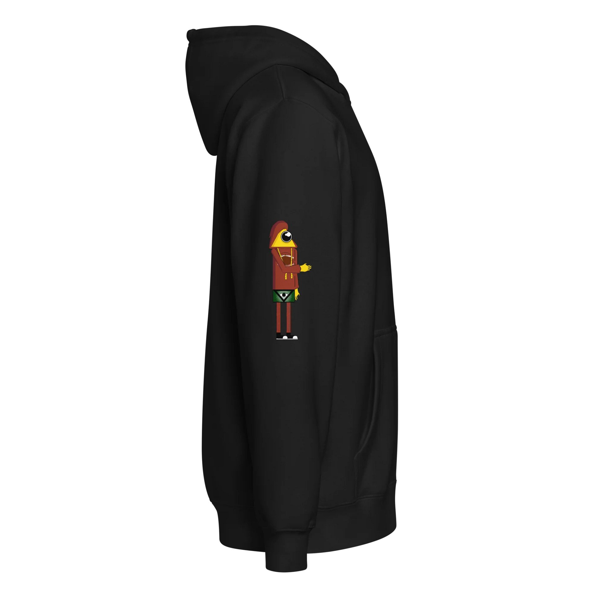 Golden Pyramid Eye Full-Zip Hoodie product image (8)
