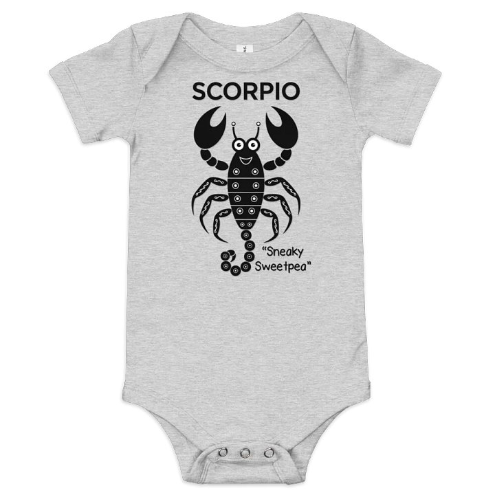 Sneaky Sweetpea Scorpion Baby Onesie product image (2)