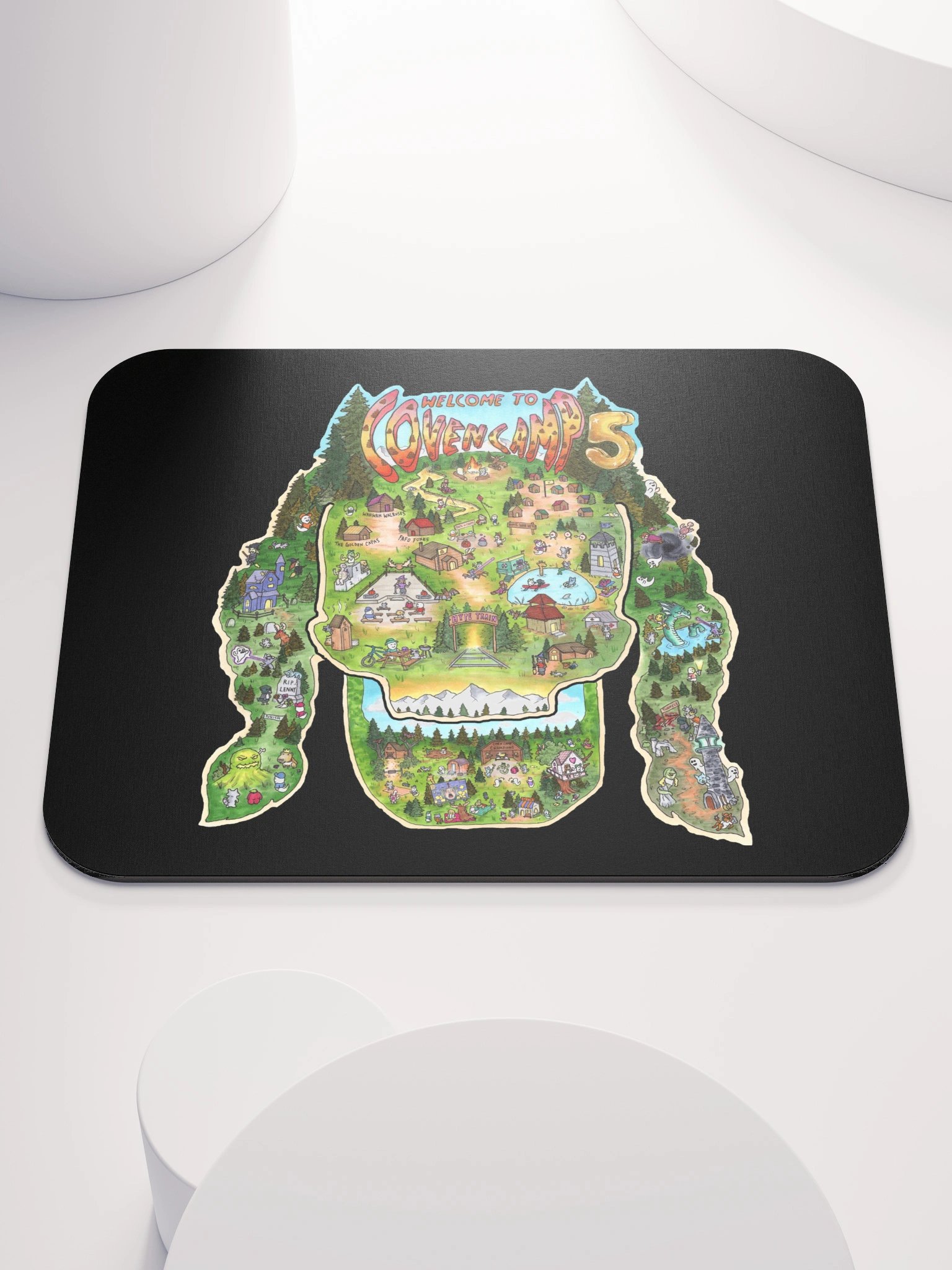 Coven Camp Map 26 Mousepad product image (1)