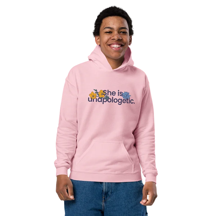 She Is Unapologetic Heavy Youth Hoodie product image (1)