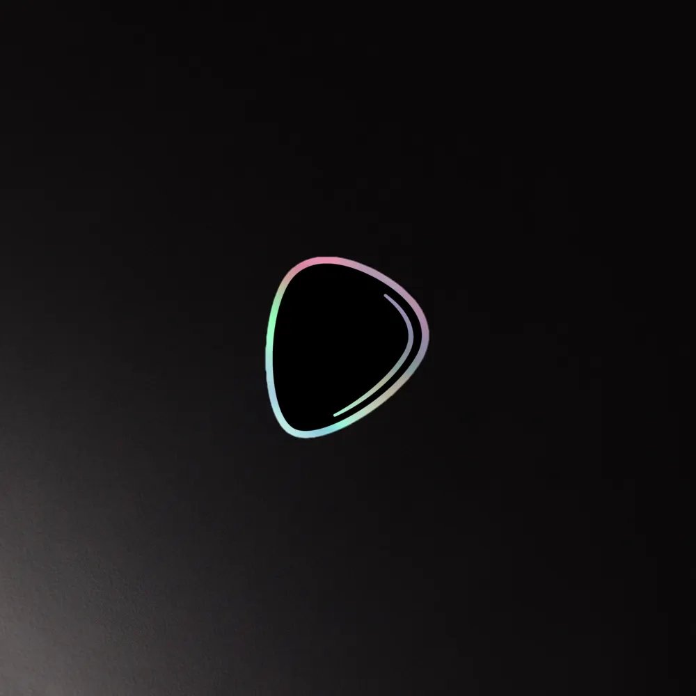 Holographic plectrum Sticker Sheet product image (4)