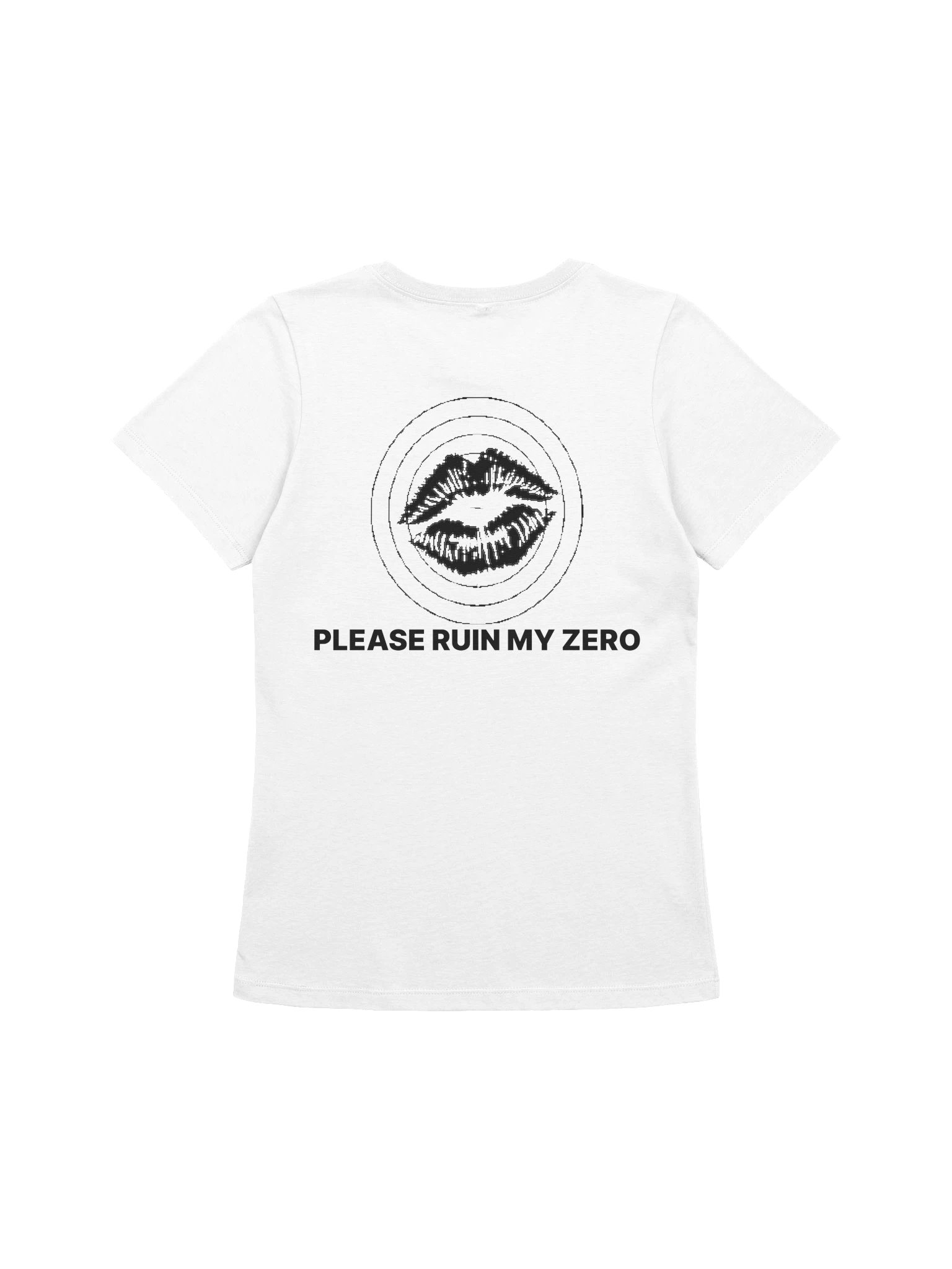 No ShopCo Women's White Tee - Please Ruin My Zero product image (2)
