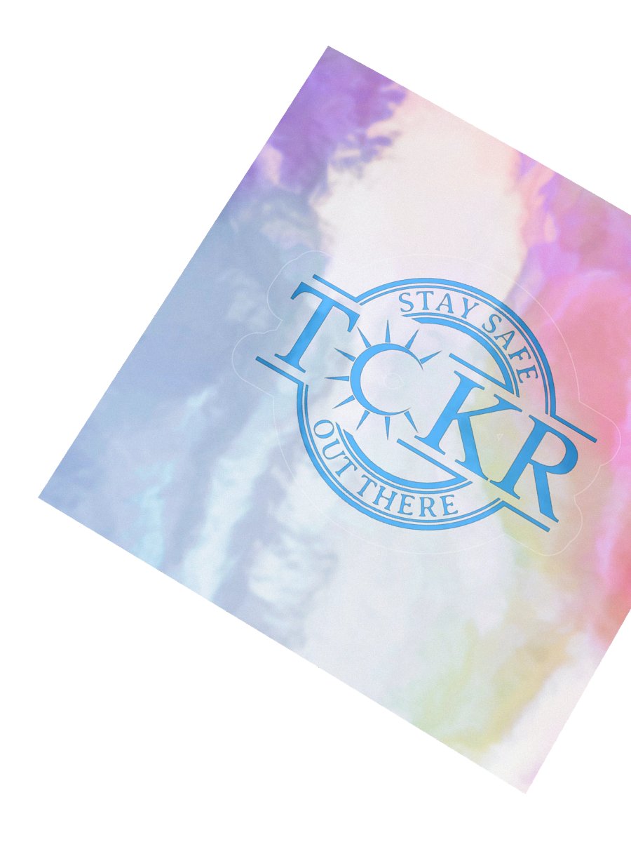 TCKR Stay Safe Holographic Sticker product image (3)