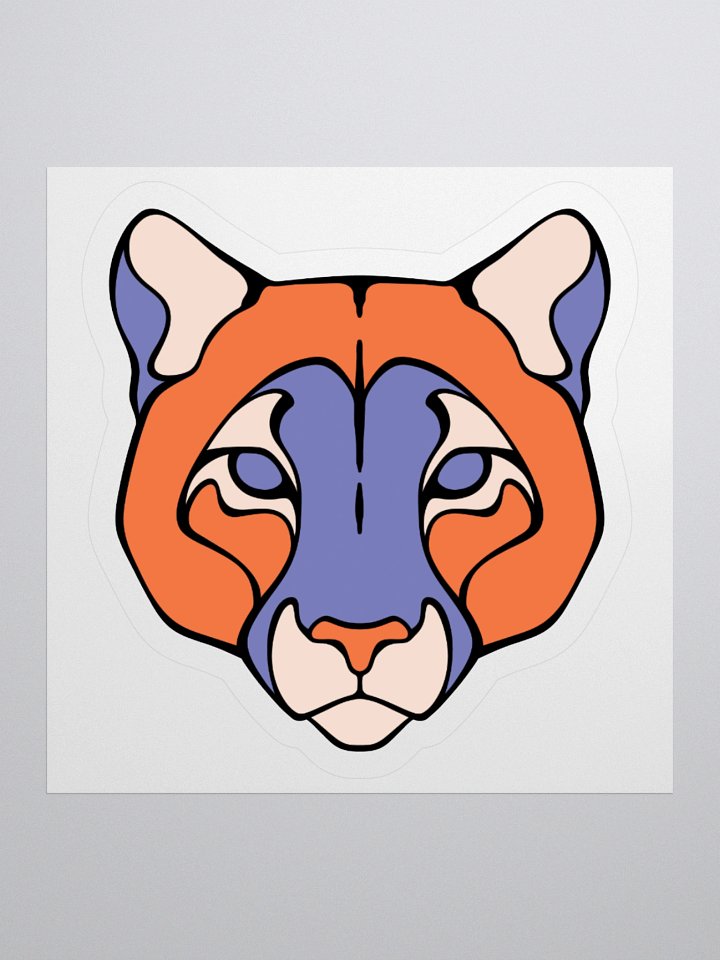 Puma's Gaze - Small/Medium Kiss Cut Sticker product image (1)