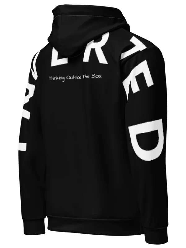 Black Inverted Ink Sleeve Sweat Shirt With Cherry Blossom product image (7)