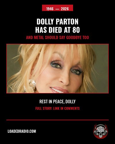 Dolly Parton has died at 80, peacefully at home in Nashville.

In 2022 she tried to withdraw from her own Rock And Roll Hall ...