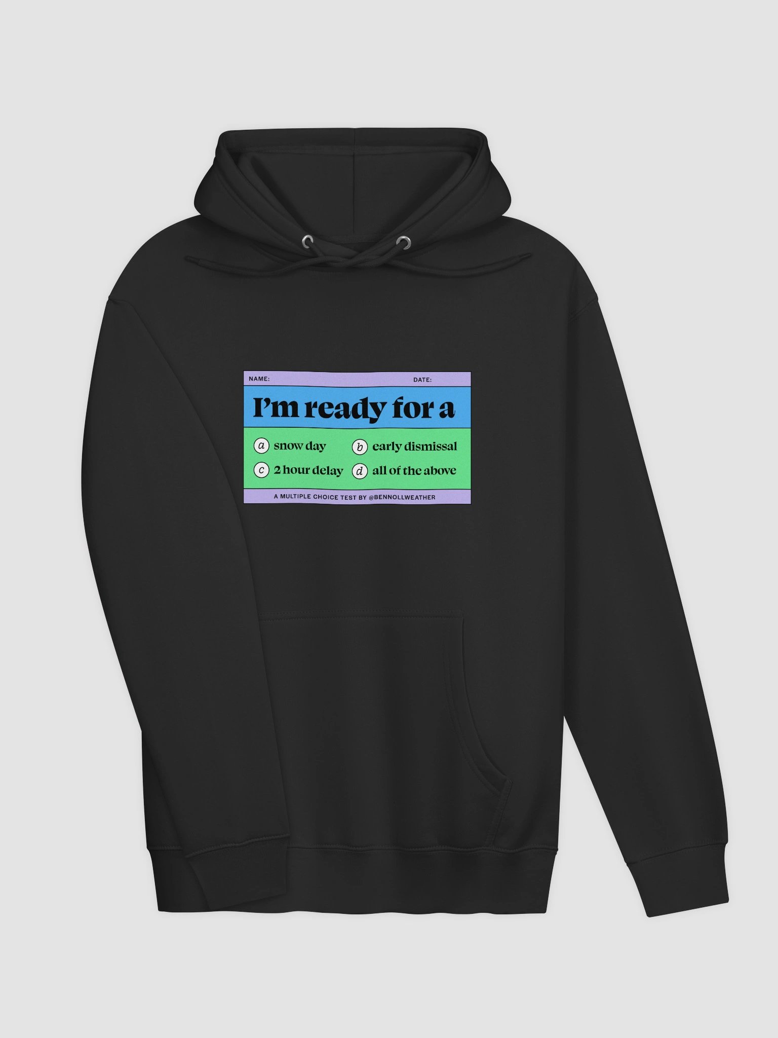 I'm ready hoodie ❄️ (color logo) product image (3)