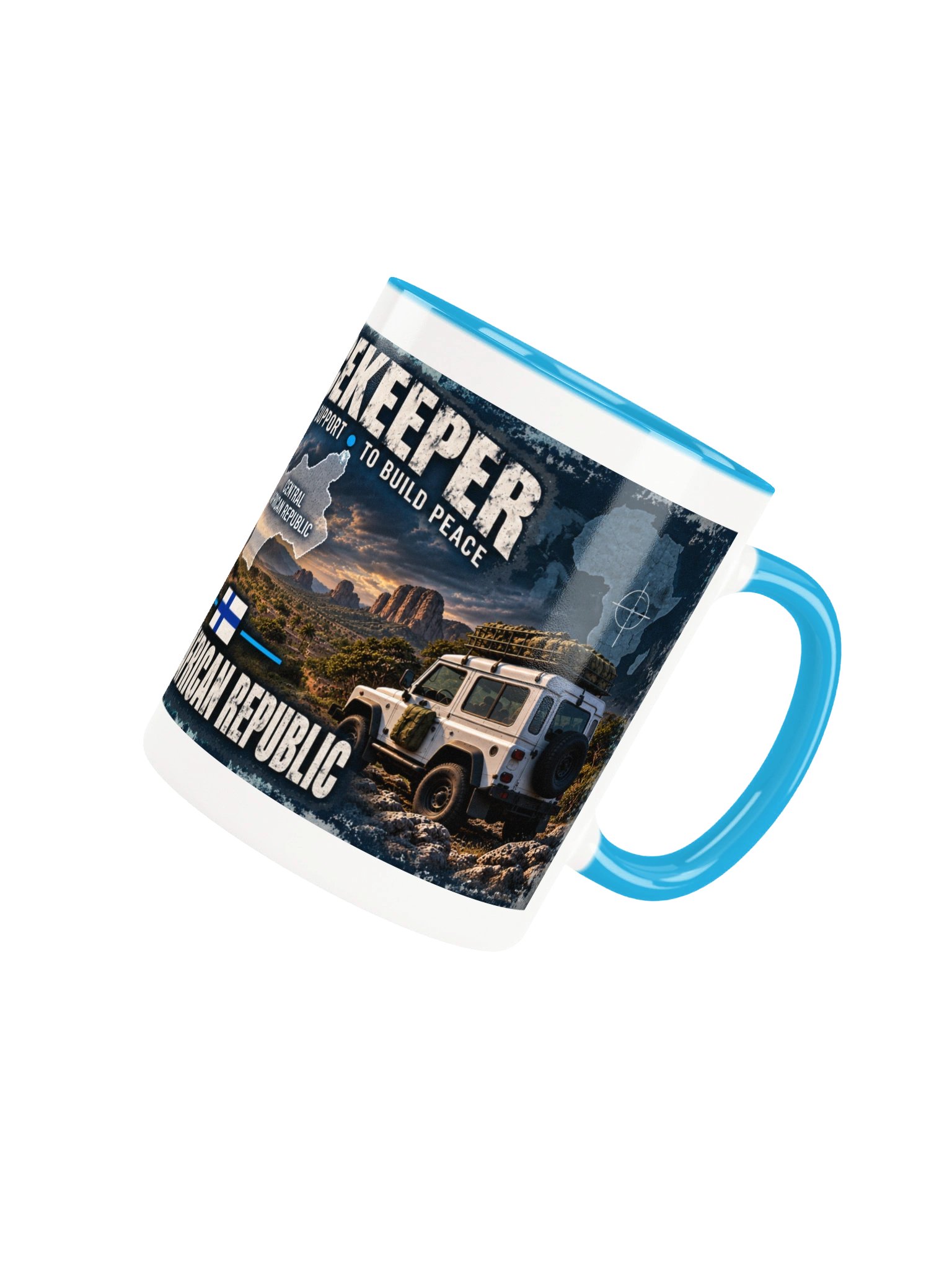 CENTRAL AFRICAN REPUBLIC Peacekeeper Mug – 11 oz product image (4)
