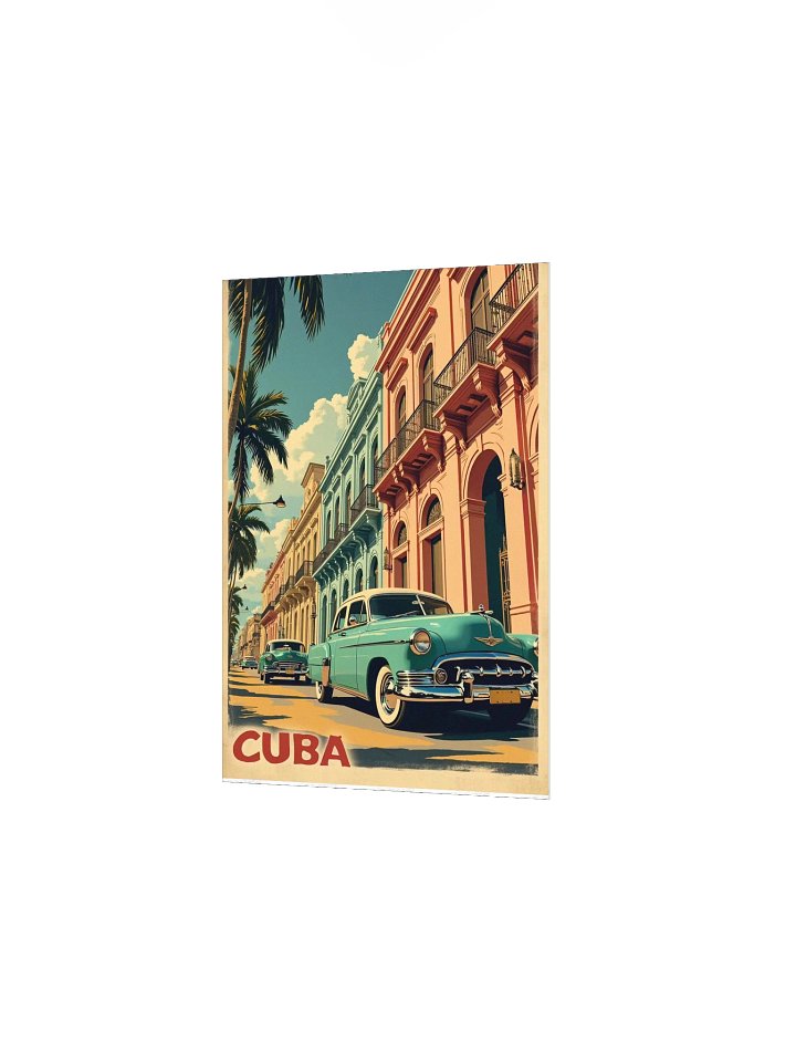 Havana, Cuba: 1950s Tropicana Style Travel Poster (The Malecón Edition) product image (10)