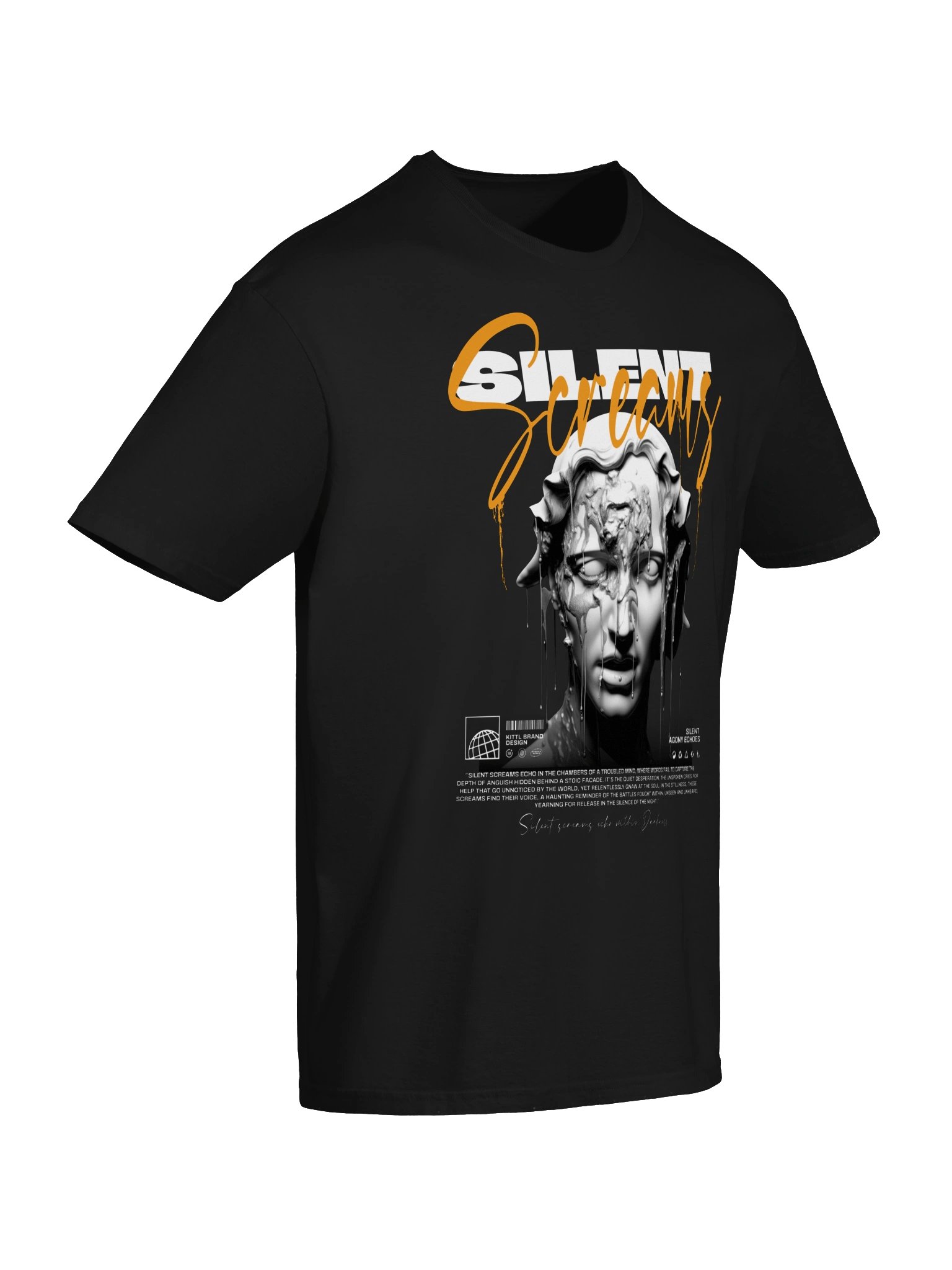 Silent Screams Statue Graphic Unisex Softstyle T-Shirt product image (5)