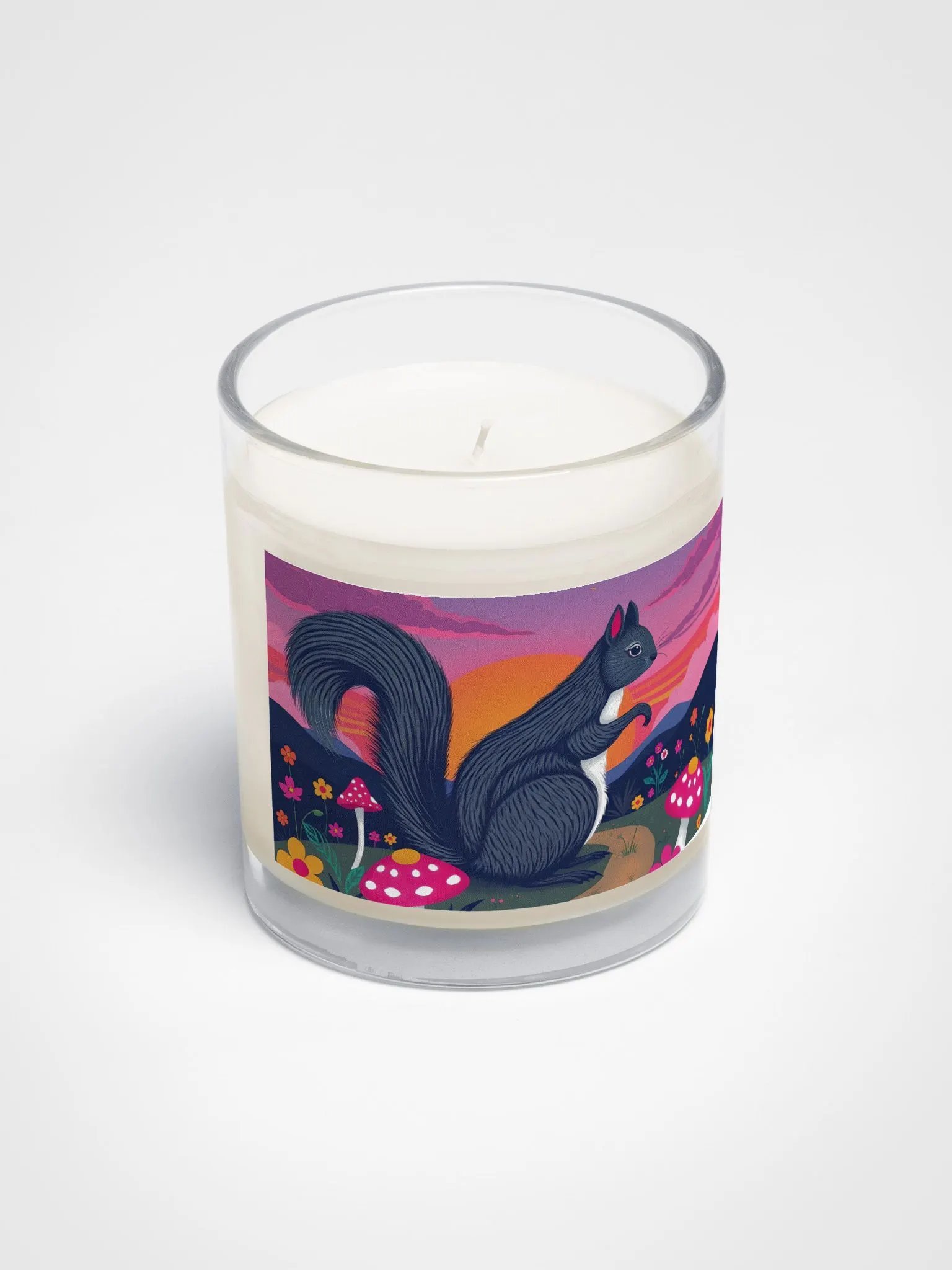 Sunset Squirrel Soy Wax Candle product image (2)