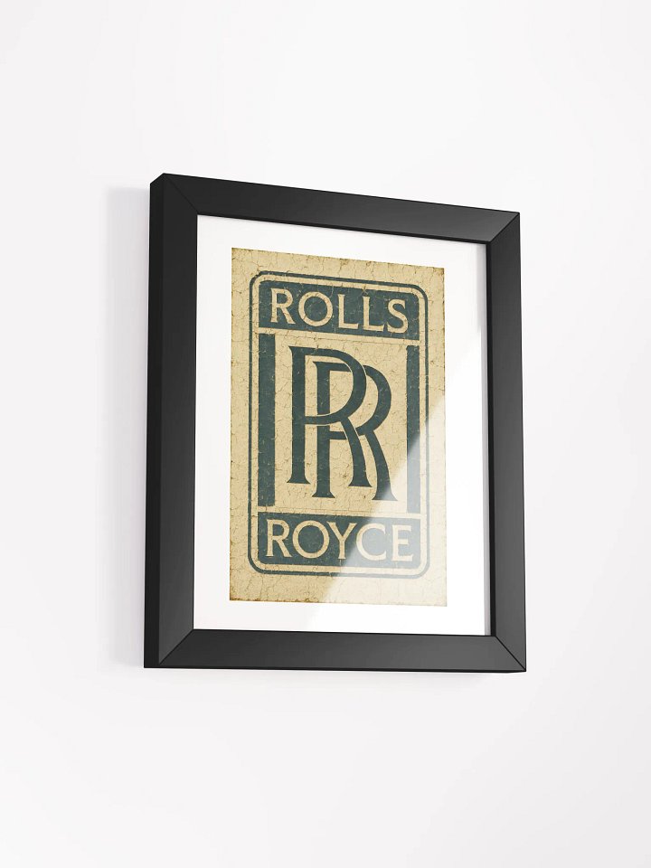 Vintage Rolls Royce Framed Poster product image (9)