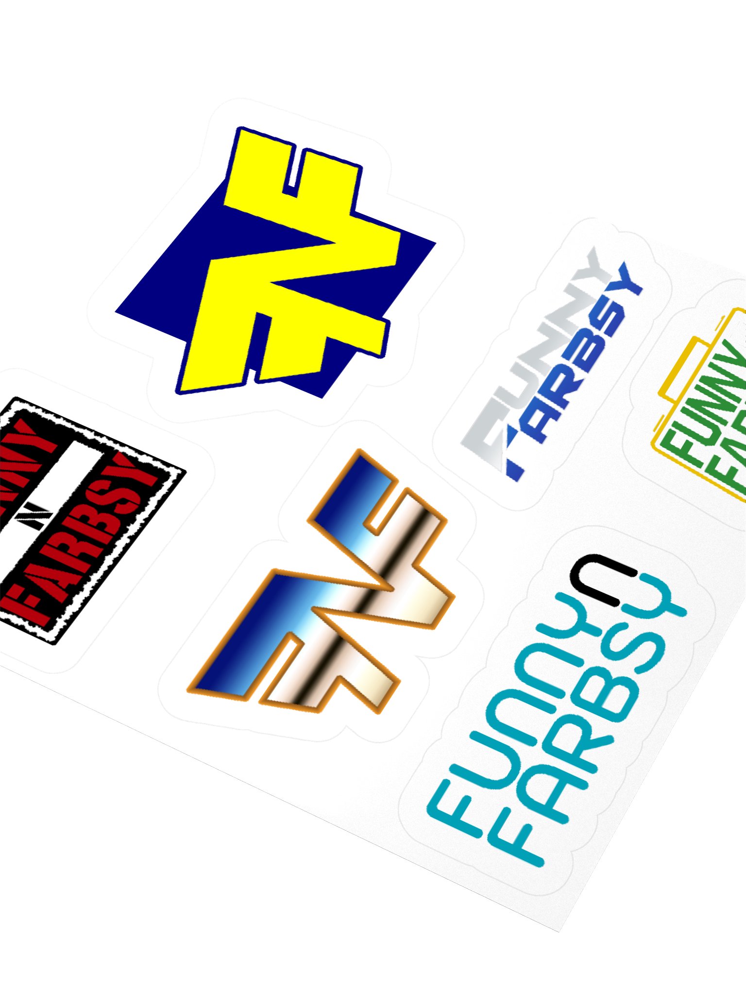 Titans of Wrestling Themed Kiss Cut Sticker Set product image (7)