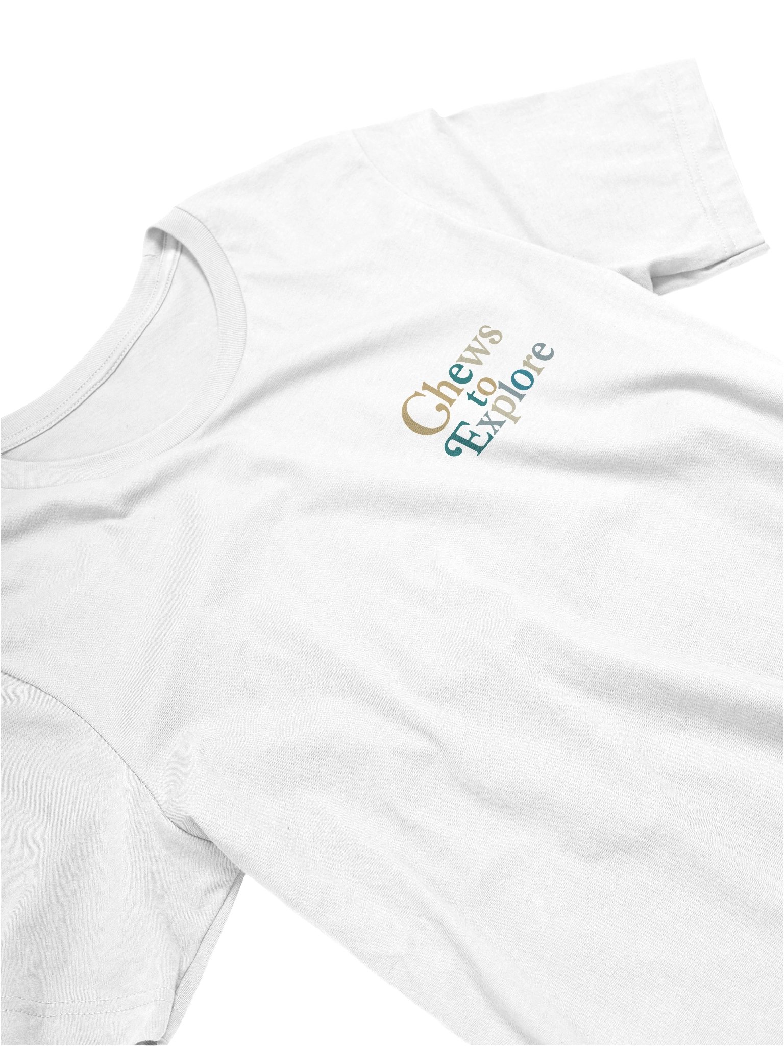 ChewsToExplore White T-Shirt product image (3)