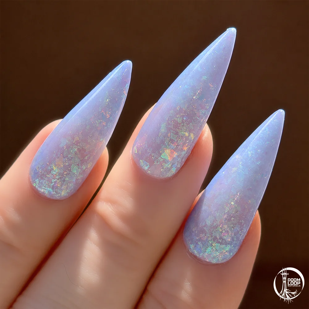 THIS FUTURE THEY FEAR - Luminous Blue Jelly Flakie Nail Polish product image (7)