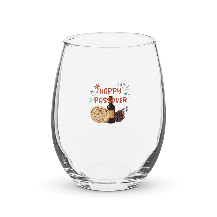 Passover Celebration Stemless Wine Glass product image (1)