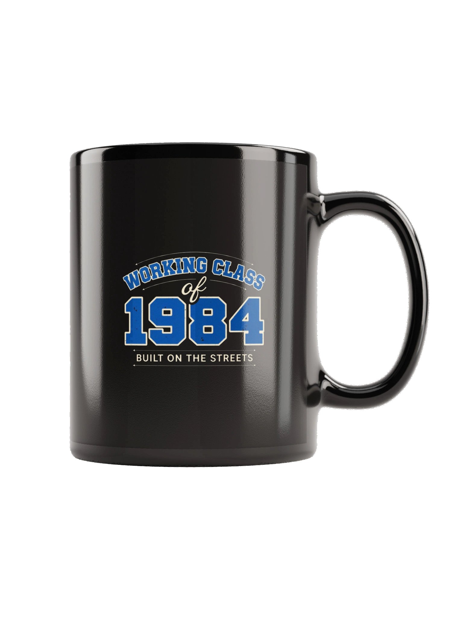 Working Class 1984 Black Glossy Mug product image (5)