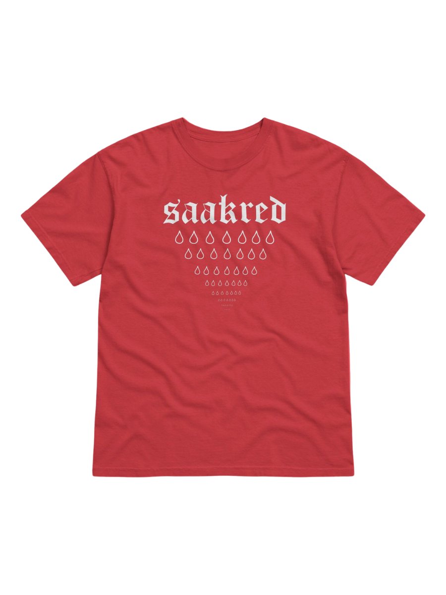 Saakred Tears Tee (red) product image (1)
