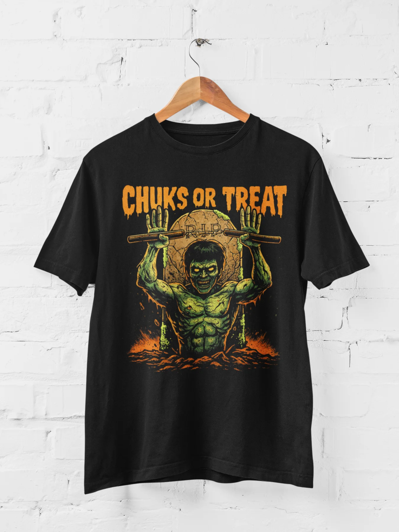 Kung Fu Zombie Funny Halloween Tee product image (1)
