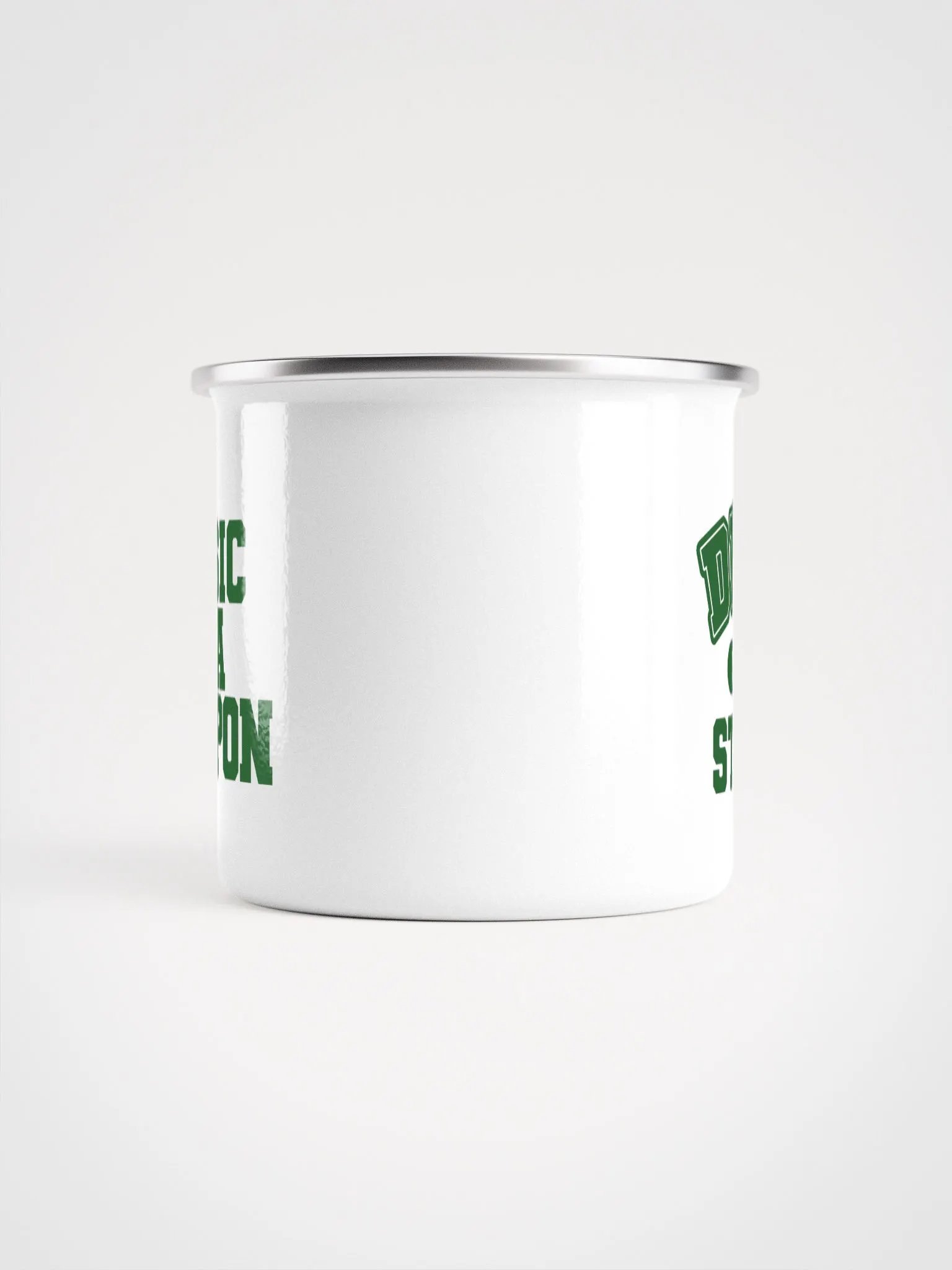 Deep State Varsity Enamel Mug product image (4)